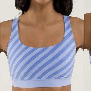 Lululemon Striped Energy Sports Bra